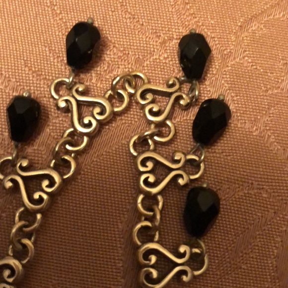 Brighton VIVALDI black crystal drop necklace - Picture 8 of 8